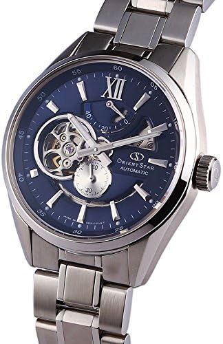 Orient Star Classic Automatic Open Heart Modern Blue Skeleton Power Reserve Watch SDK05002D