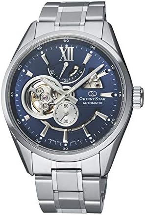 Orient Star Semi Skeleton Sapphire Blue Dial Automatic Steel Watch RE-AV0003L