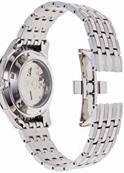Orient Mechanical Contemporary Day-Date Sunray Blue Dial Steel Watch RA-AX0004L