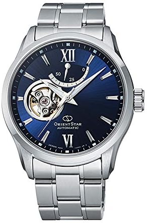 Orient Star Contemporary Open Heart Blue Dial Sapphire Glass Automatic Watch RE-AT0001L