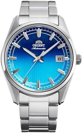 Orient Stretto RA-AC0R09L30B 38.5mm Automatic Mechanical Unisex Watch – Blue Dial, Stainless Steel Case & Bracelet, Date Display, Limited Edition