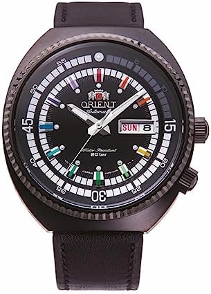 ORIENT RA-AA0E07B19B Neo Classic Sports Limited Edition Black Dial Automatic 200M Mens Watch White - Adult