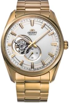Orient Automatic/Hand-Winding Semi-Skeleton Dress Watch with Sapphire Crystal