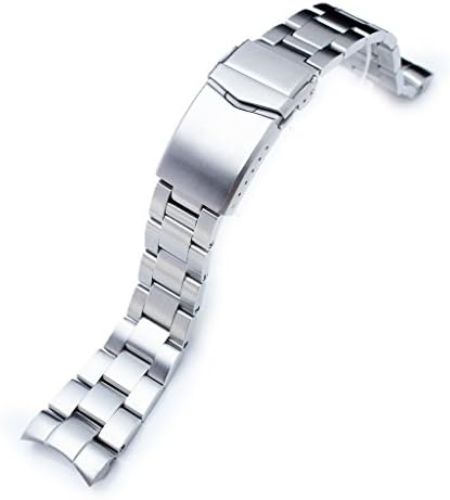 MiLTAT Watch Band compatible with Seiko Orient Mako II, Ray II, 22mm Super-O Boyer Solid Screw-Links