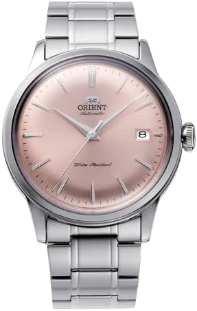 Orient Bambino Version 7 38mm Automatic Dress Watch in Pink Model: RA-AC0M11Y30B