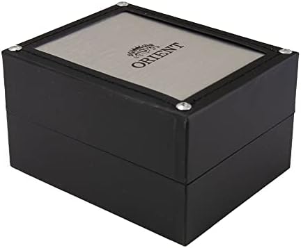 Orient Mens Analogue Automatic Watch with Leather Strap FAC0000CA0, Silver-Black-Grey, Strap