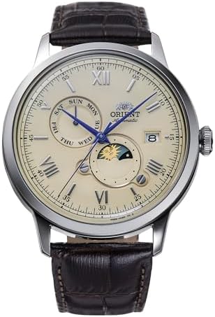 Orient Classic Bambino Sun & Moon – Men's Automatic and Manual Winding Classic Mechanical Wrist Watch