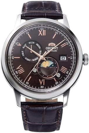 Orient Classic Bambino Sun & Moon – Men's Automatic and Manual Winding Classic Mechanical Wrist Watch
