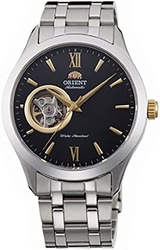 ORIENT Open Heart Men's Automatic Manual Winding Mechanical Classic Steel Band Skeleton Dial Wrist Watch