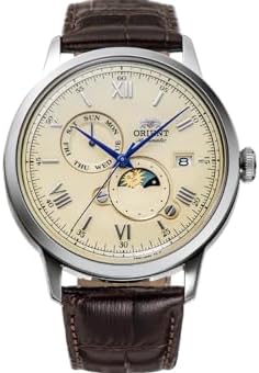 Orient Bambino Version 9 Stainless Steel Automatic Dress Watch with Weekly Calendar