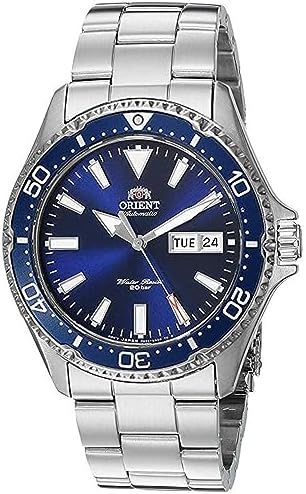 Orient Men's Kamasu Stainless Steel Automatic Diving Watch with Sapphire Crystal