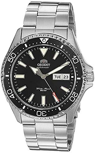 Orient Men's Kamasu Stainless Steel Automatic Diving Watch with Sapphire Crystal