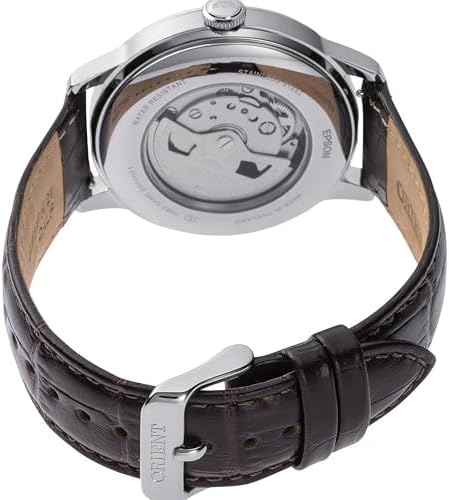 Orient Bambino Version 9 Stainless Steel Automatic Dress Watch with Weekly Calendar