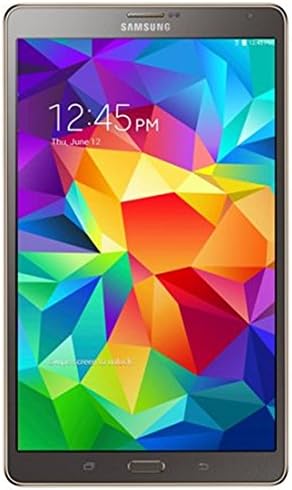 SAMSUNG Galaxy Tab S 8.4-Inch Touchscreen Wi-Fi Tablet PC w/Quadcore (1.9Ghz) + Quadcore Exynos 5 Octa Processor (1.3Ghz), 3GB DDR2 RAM, 16GB Memory & Android, Bronze, SM-T700 (Renewed)