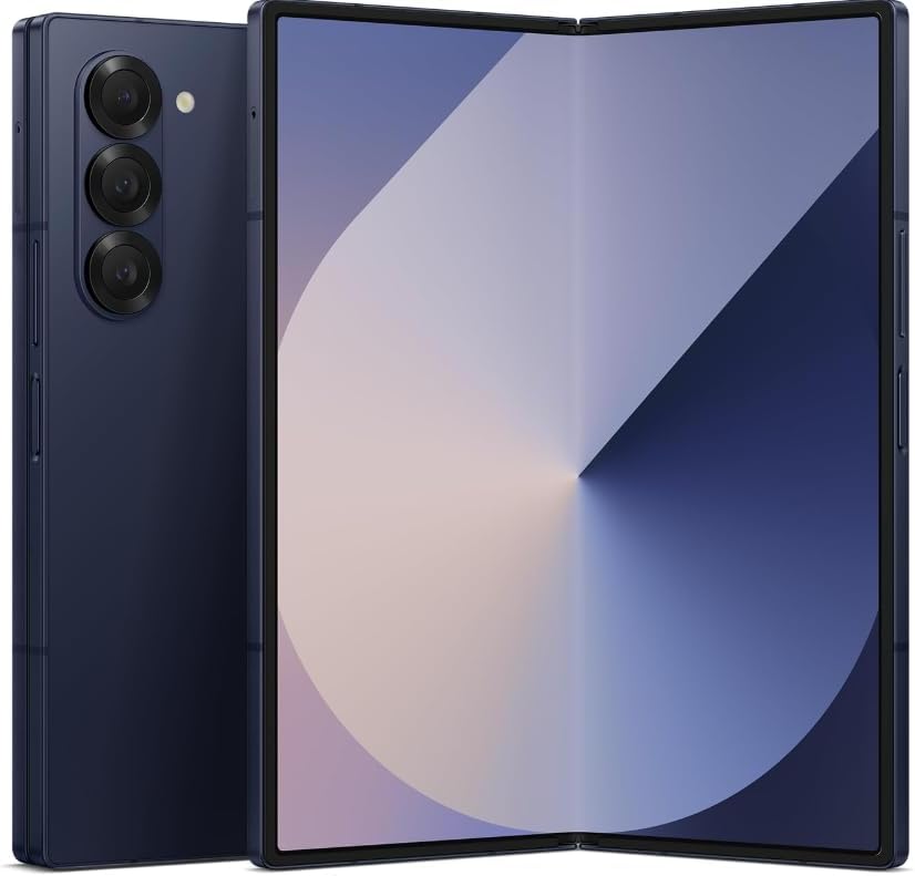 Samsung Galaxy Z Fold6, 256GB, Blue - Locked to AT&T (Renewed)
