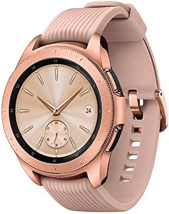 Samsung Galaxy Smart Watch (GPS) 42mm Stainless Steel Case, Rose Gold (Renewed)
