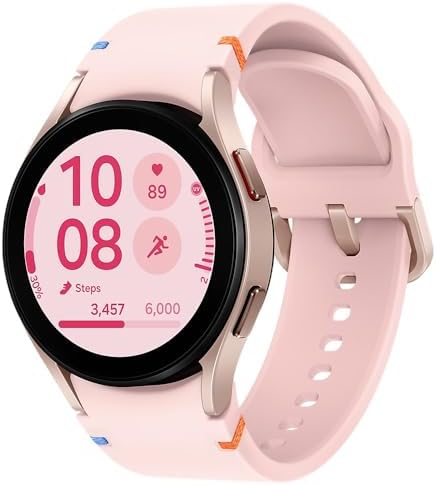 Samsung Galaxy Watch FE 40mm Bluetooth AI Smartwatch w/Fitness Tracking, BIA Sensor, Personalized HR Zones, Heart Rate Tracker, Sleep Monitor, Latin American Version, 2024 (Pink Gold)