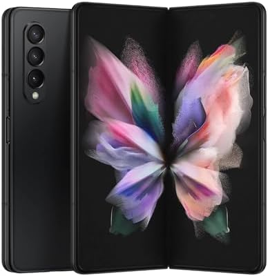 Samsung Galaxy Z Fold 3 5G US Version, 512GB, Phantom Black - AT&T (Renewed)