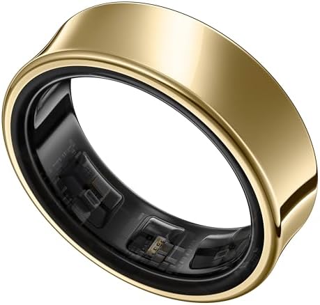 SAMSUNG Galaxy Ring, AI Smart Ring, Size First w/Sizing Kit, No App Subscription, Fitness Monitor, Sleep Tracker, Up to 7-Day Battery, Size 9, Titanium Gold [US Version, 1Yr Manufacturer Warranty]