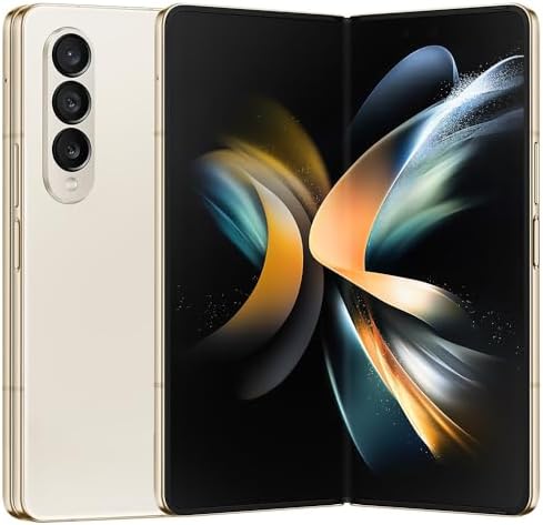Samsung Galaxy Z Fold 4 5G US Version, 256GB, Beige - AT&T (Renewed)