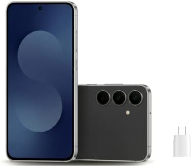 Samsung Galaxy S25 FE 5G (Factory Unlocked) – 6.7" AMOLED 120Hz, 50MP AI Camera, Long Battery Life, High Performance, U.S. Network Compatible – JetBlack, 128GB with 45W Fast Charger