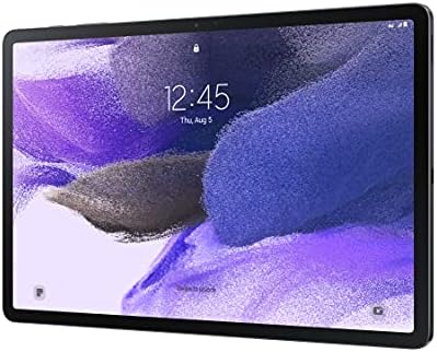Samsung Galaxy Tab S7 FE 2021 Android Tablet 12.4” Screen WiFi 64GB S Pen Included Long-Lasting Battery Powerful Performance, Mystic Black (Renewed)