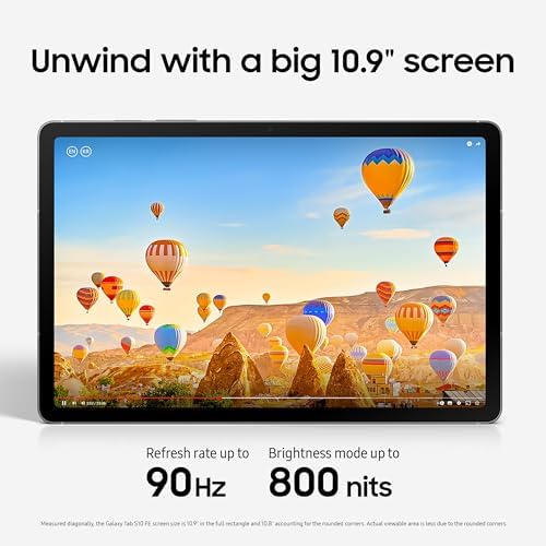 Samsung Galaxy Tab S10 FE 128GB WiFi Android Tablet, US Version, Silver