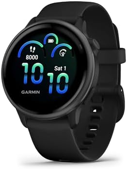 Garmin Vivoactive 6 GPS Smartwatch (Slate) Bundle