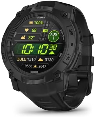 Garmin Instinct 3 Tactical, 50mm, Black (Renewed)