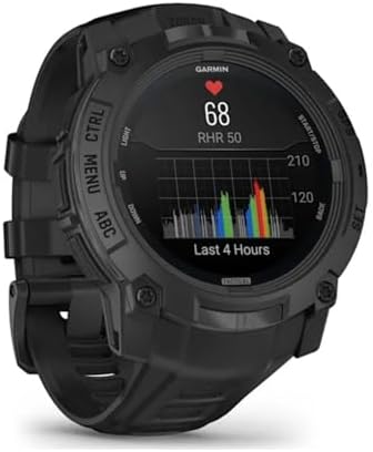 Garmin Instinct 3 Tactical, 50mm, Black (Renewed)