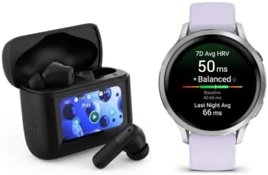 Garmin Venu 4 Smartwatch 41mm (Silver/Periwinkle) Bundle