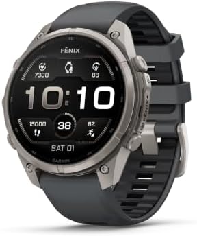 Garmin fēnix 9 Pro, Titanium, 47mm, Graphite/Black
