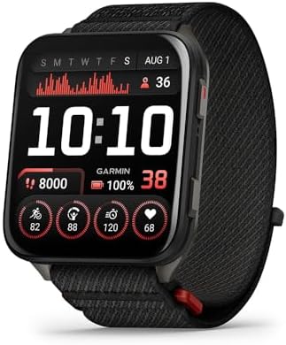 Garmin 010-02980-00 Venu X1 Premium GPS Smartwatch Black Titanium Bundle with Deco Essentials Exclusive 26 Month CPS Enhanced Protection Pack