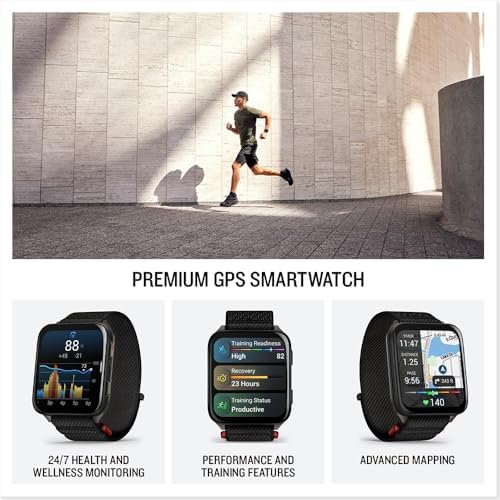 Garmin 010-02980-00 Venu X1 Premium GPS Smartwatch Black Titanium Bundle with Deco Essentials Exclusive 26 Month CPS Enhanced Protection Pack