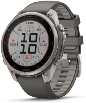 Garmin fēnix 9 Pro Solar, Titanium, 47mm, Graphite/Black