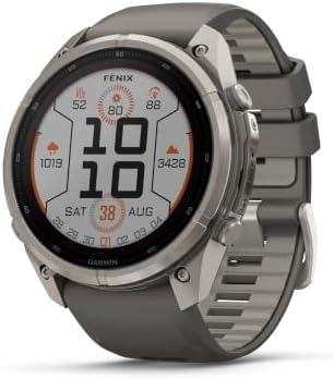Garmin fēnix 9 Pro Solar, Titanium, 51mm, Graphite/Black