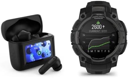Garmin Instinct 3 GPS Smartwatch 45mm (Black) Bundle