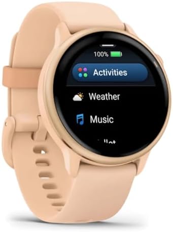 Garmin vívoactive 6, Health & Fitness GPS Smartwatch, 42mm, Pink Dawn