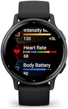Garmin vívoactive 5, Health and Fitness GPS Smartwatch, AMOLED Display, Up to 11 Days of Battery (Renewed) (Slate)
