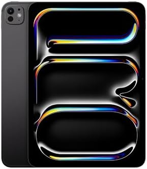 Apple iPad Pro 11-Inch (M4): Built for Apple Intelligence, Ultra Retina XDR Display - Nano-Texture Glass, 2TB, 12MP Front/Back Camera, LiDAR Scanner, Wi-Fi 6E + 5G Cellular, Face ID — Space Black