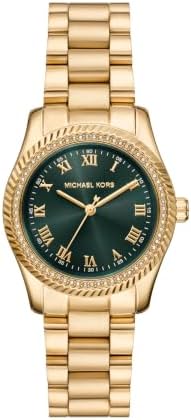 Michael Kors Lexington Three-Hand Gold-Tone Stainless Steel Women's Watch (Model: MK7622)