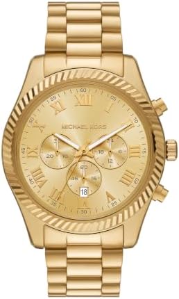 Michael Kors Lexington Chronograph Gold-Tone Stainless Steel Men's Watch (Model: MK9276)