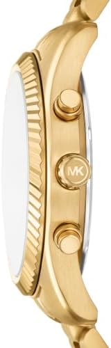 Michael Kors Lexington Chronograph Gold-Tone Stainless Steel Men's Watch (Model: MK9276)