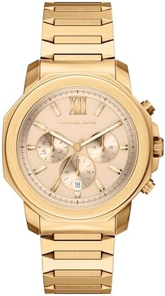 Michael Kors Prescott Stainless Steel Bracelet or Silicone Band Men's Watch