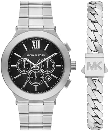 Michael Kors Billie Men's Watch, Stainless Steel or Silicone Watch for Men