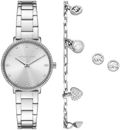 Michael Kors Pyper Two-Hand Stainless Steel Women's Watch (Model: MK7647SET)