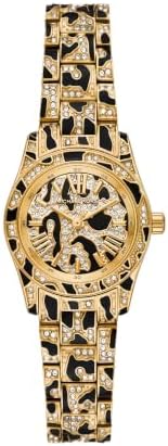Michael Kors Lexington Three-Hand Animal Print Stainless Steel Women's Watch (Model: MK7639)