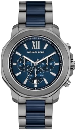Michael Kors Prescott Stainless Steel Bracelet or Silicone Band Men's Watch