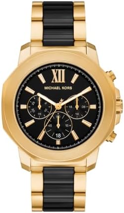 Michael Kors Prescott Stainless Steel Bracelet or Silicone Band Men's Watch