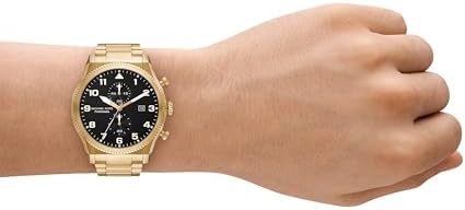 Michael Kors Panorama Men's Watch, Stainless Steel Watch for Men with Steel or Leather Band